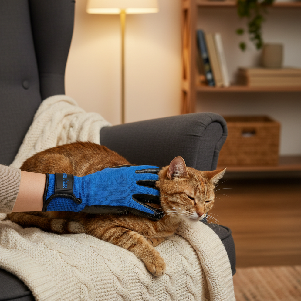 Pawsome Pulse Pet Grooming & Bath Gloves