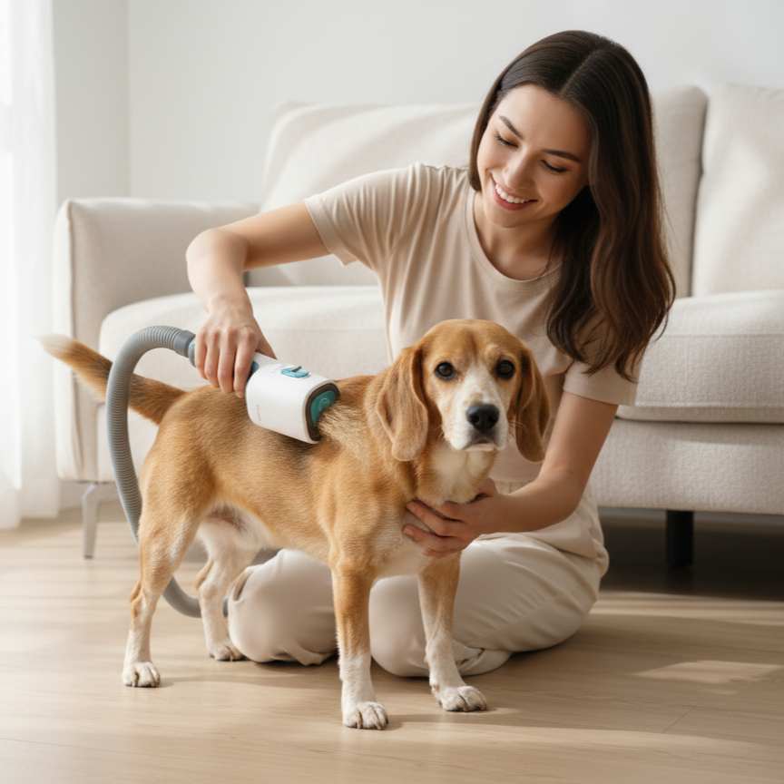 Pawsome Pulse 7-in-1 Pet Grooming Vacuum Kit