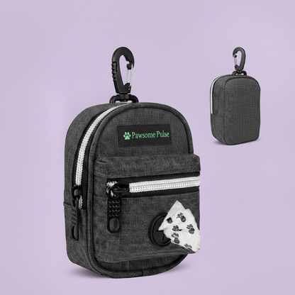 Pawsome Pulse Dog Walk Treat & Poop Bag Pouch