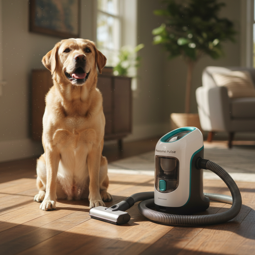 Pawsome Pulse 7-in-1 Pet Grooming Vacuum Kit