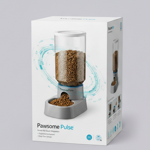 Pawsome Pulse Gravity Auto Pet Feeder