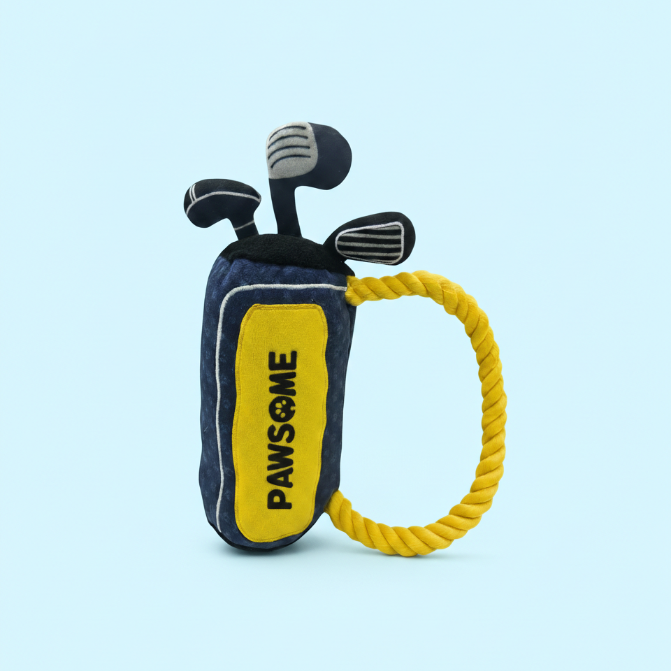 Pawsome Pulse Golf Bag Dog Toy