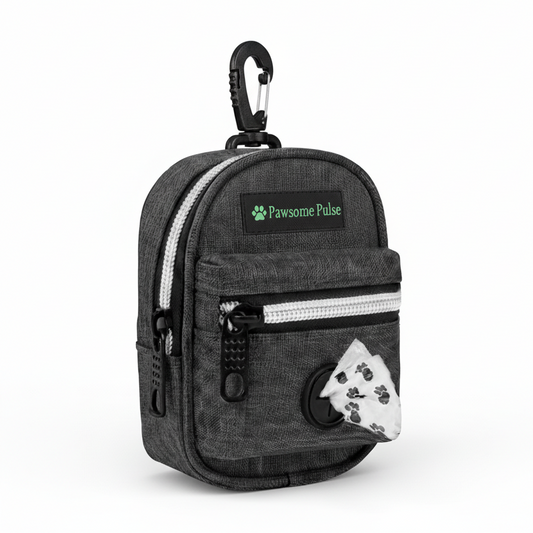 Pawsome Pulse Dog Walk Treat & Poop Bag Pouch