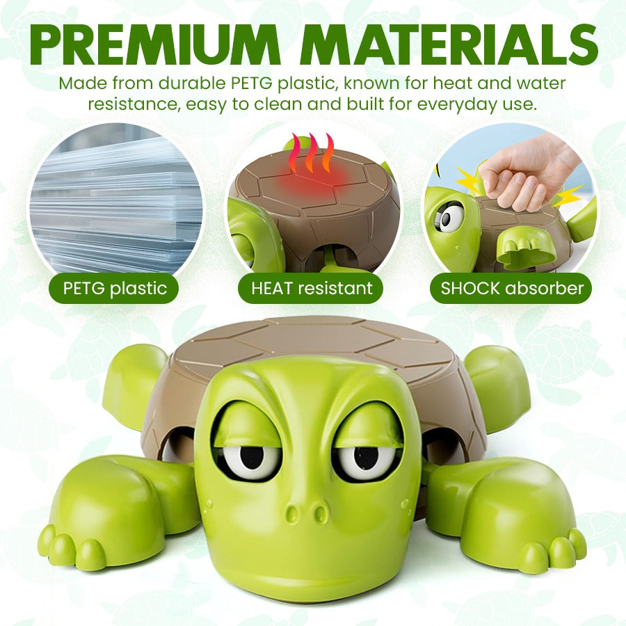 The "Turtley Shocked" Pop-Up Desk Coaster