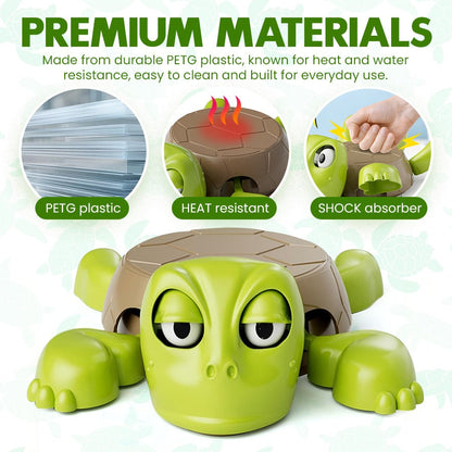 The "Turtley Shocked" Pop-Up Desk Coaster