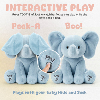 Tootie – Animated Singing Elephant Plush with Flapping Ears