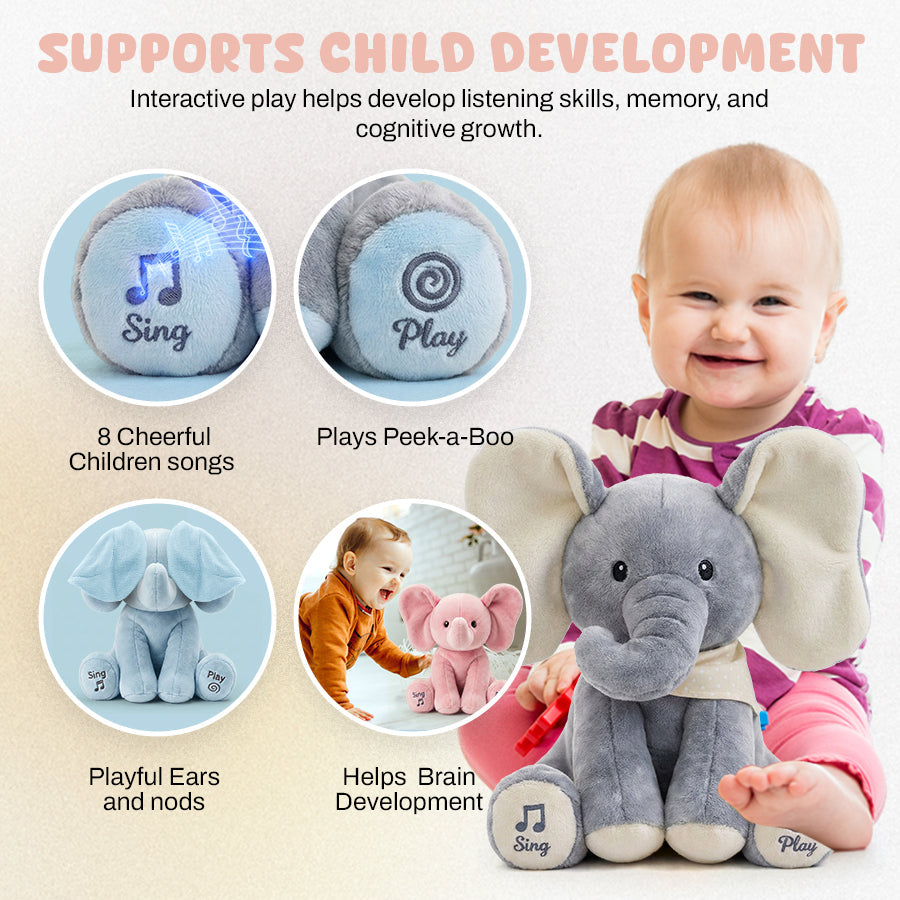Tootie – Animated Singing Elephant Plush with Flapping Ears