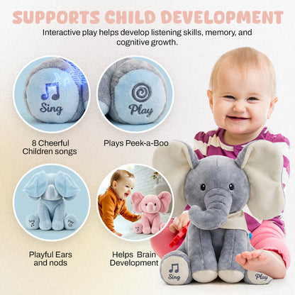 Tootie – Animated Singing Elephant Plush with Flapping Ears